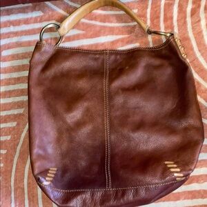 Lucky Brand Genuine Leather  Hobo Bag- gently used